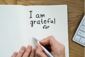 Adopt an attitude of gratitude 