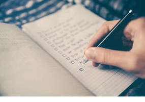 Put your goals in writing 