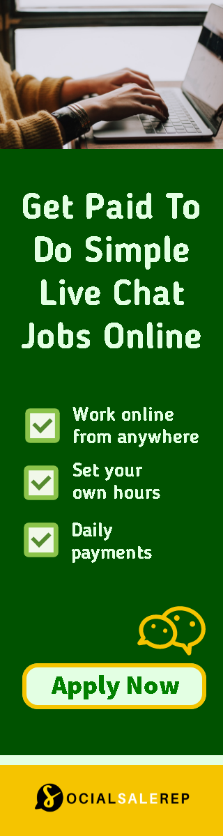 Apply for online chat jobs now