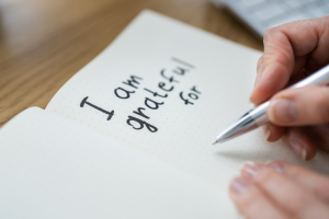 The power of gratitude: keeping a journal
